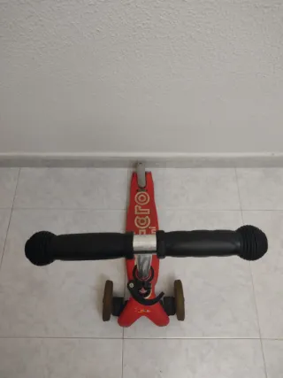 Patinete Mini Micro Deluxe 3 Ruedas Rojo