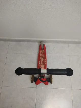 Patinete Mini Micro Deluxe 3 Ruedas Rojo