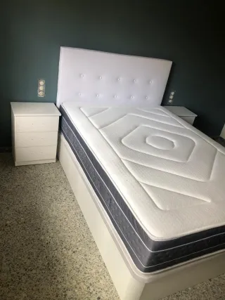 Canapés y colchones CAMA DOBLE MUEBLES dormitorio