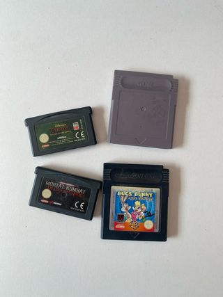 Lote 4 Juegos GameBoy y GBA