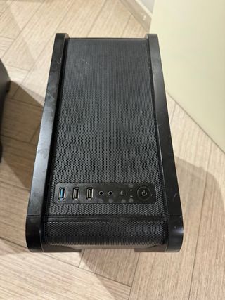 Torre PC con Cristal Lateral Negra