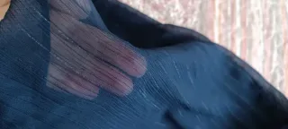 Vestido premamá azul