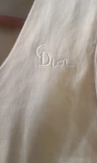 Top Dior Donna Giallo