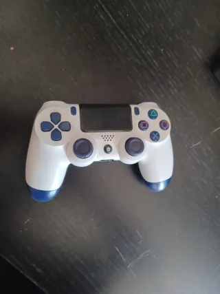Mando PS4 Blanco y Azul