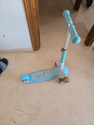Patinete infantil 3 ruedas azul