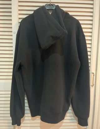 Sudadera Bershka con capucha negra hombre S 36