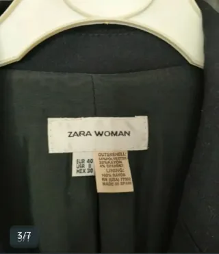 Chaqueta Zara Woman Negra