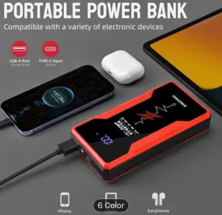 Arrancador Batería Coche Portátil