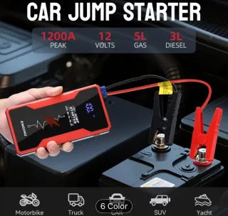 Arrancador Batería Coche Portátil