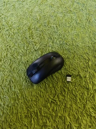 Ratón inalámbrico negro