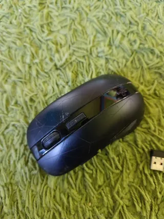 Ratón inalámbrico negro