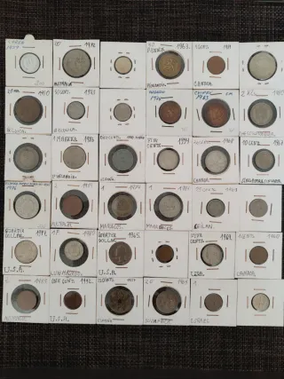 LOTE de MONEDAS VARIOS PAÍSES Y ALBUM