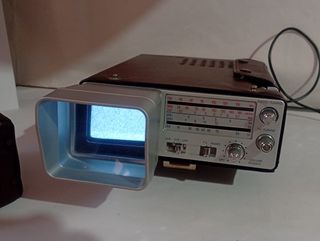 Broksonic CIRT-2097 TV/Radio Portátil Vintage 1982