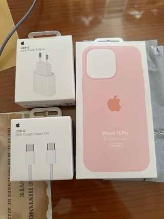 Cargador Apple USB-C 20W Cable y funda