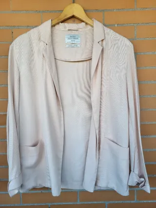 Chaqueta Blazer Rosa Talla M Bershka