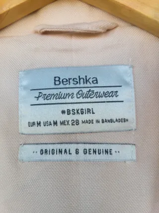 Chaqueta Blazer Rosa Talla M Bershka