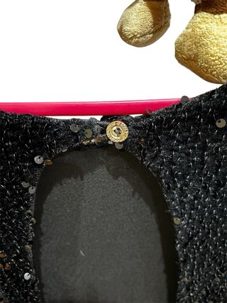 Vestito nero paillettes