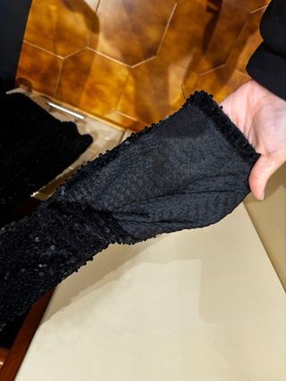 Vestito nero paillettes