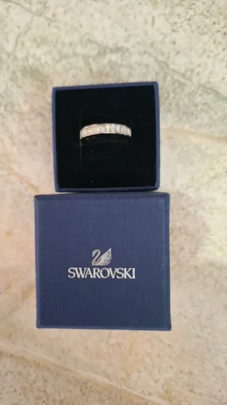 Anillo Swarovski Plata