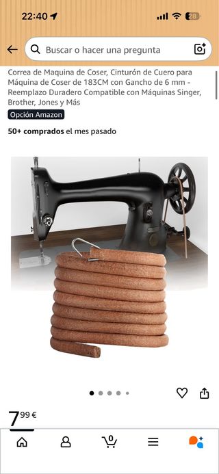 Máquina de coser Sigma antigua