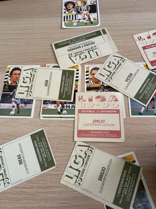 Cromos Castellón Liga 90-91