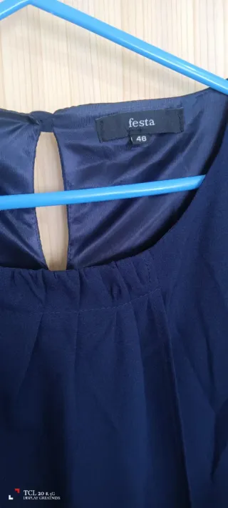 Vestido Festa Azul Talla 46