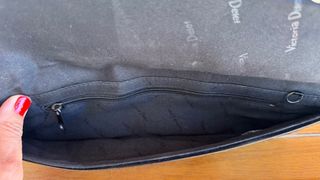 Cartera de mano fiesta negra