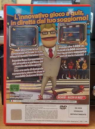 Buzz! The Music Quiz PS2 Edizione ITA Completo