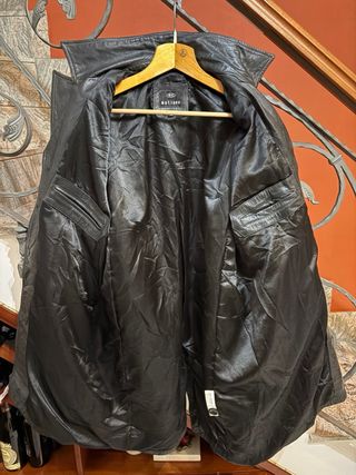 Giacca trench vera pelle morbida  qualità vintage