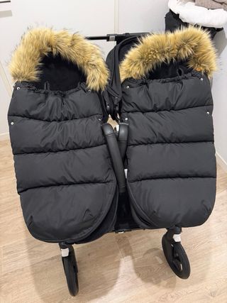 Bugaboo Donkey 5 Silla Gemelar Full Negra