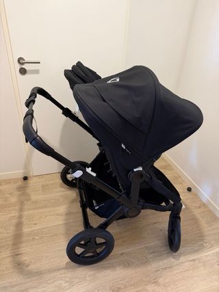 Bugaboo Donkey 5 Silla Gemelar Full Negra