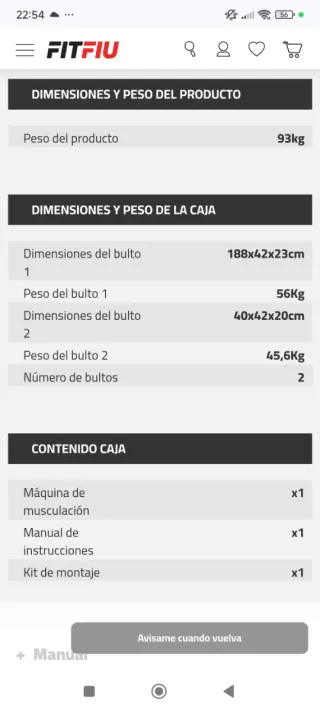 Máquina de gimnasio multiestación para casa.