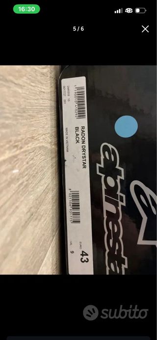 Stivali Moto Alpinestars Neri