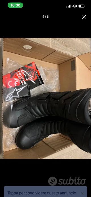 Stivali Moto Alpinestars Neri