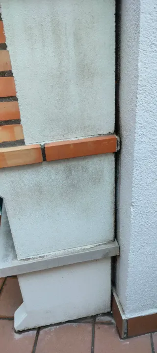 Barbacoa de obra piedra y metal