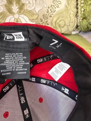 Gorra New Era Yankees Roja Talla 7 1/4