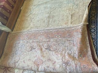 Tappeto Persa seta e lana Beige Multicolore 2/3