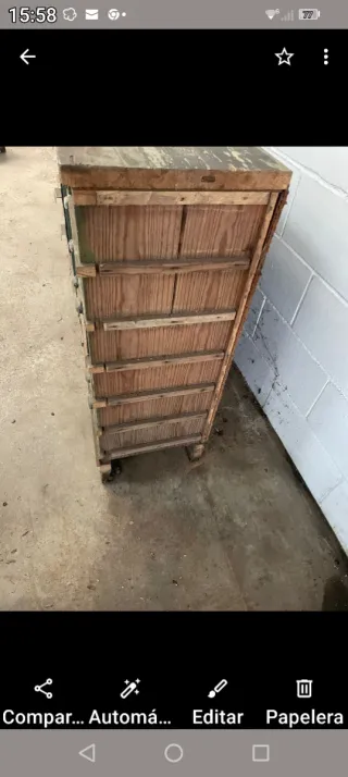 Mueble vintage Industrial con Pátina, espectacular