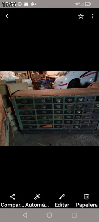 Mueble vintage Industrial con Pátina, espectacular
