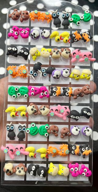 Orecchini in argilla polimerica