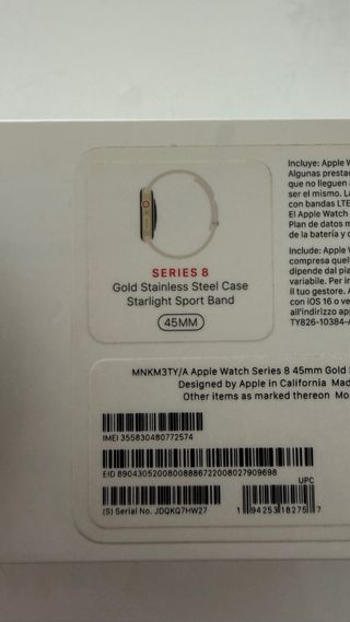 Apple Watch Series 8 cell+gps