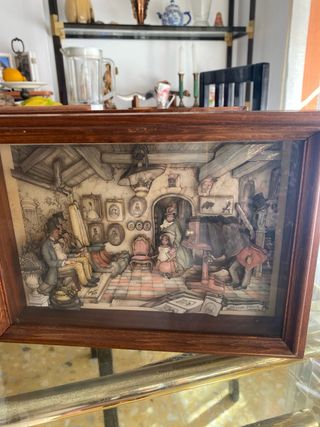 3 Cuadros Tridimensionales Anton Pieck