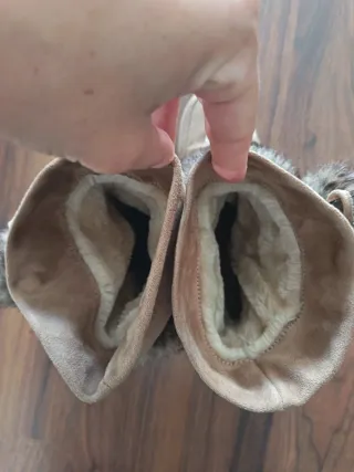 Botas Beige/Marrón con Pelo