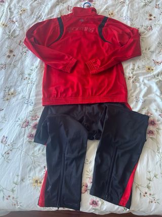 Chándal Sporting Gijón Astore Rojo/Negro