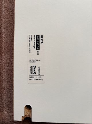 Balda Ikea Besta Blanca