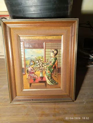 Cuadro al óleo paisaje