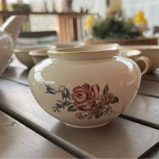Set Tazze e Piattini Fiori Anni '50