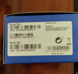 Telefono Mobile Nokia 300 Nero/Grigio