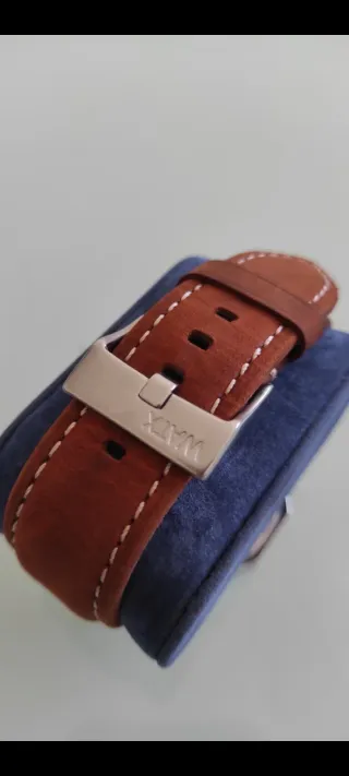 Reloj Massimo Dutti Cronógrafo Marrón/Plata