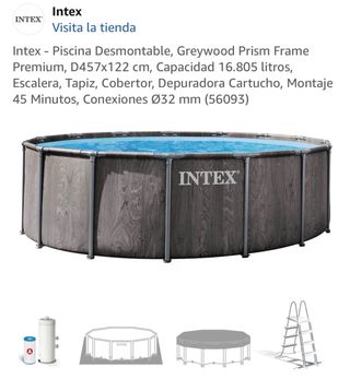 Piscina Desmontable Intex Greywood Prism Frame